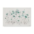Trademark Fine Art Lisa Audit 'Wildflowers I Turquoise' Canvas Art, 30x47 WAP04176-C3047GG